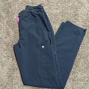 Figs yola high waisted 2.0 skinny scrub pants